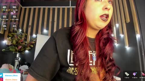 Snapshot of sharoon_gold chatting on 02-02-25, 07:35 Your mistress Sharon online show from 02-02-25, 07:35