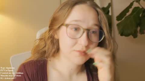 Snapshot of skarpio17 chatting on 05-31-26, 03:04 Im Scarlett ONLINE 5pm-10pm NYC time online show from 05-31-26, 03:04