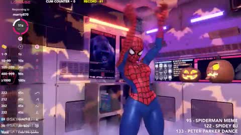 SkyeAnette online show from 10-31-25, 01:17