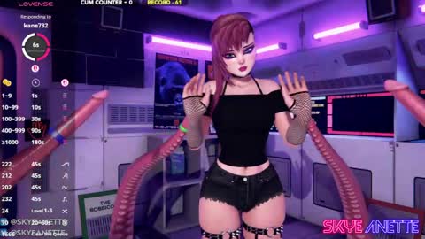 SkyeAnette online show from 04-10-26, 01:11