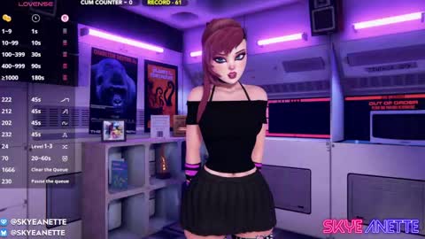 Snapshot of skyeanette chatting on 05-17-26, 01:03 SkyeAnette online show from 05-17-26, 01:03