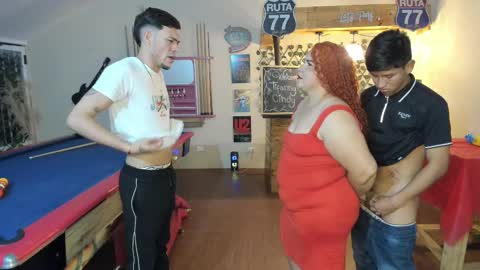 Snapshot of theorderofphoenixxx chatting on 03-09-25, 08:51 Marce Anthony Tifanny and Marcus online show from 03-09-25, 08:51
