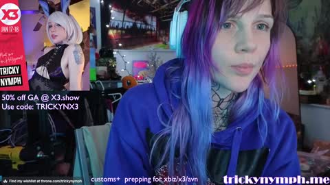 Snapshot of tricky_nymph chatting on 01-04-25, 04:12 Cassie online show from 01-04-25, 04:12