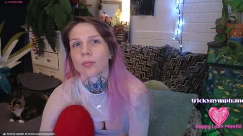 Snapshot of tricky_nymph chatting on 02-24-25, 12:05 Cassie online show from 02-24-25, 12:05