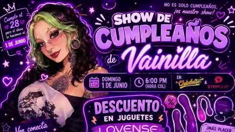 Vainilla Independent model online show from 06-02-26, 12:56