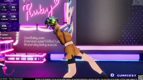 Snapshot of vexruby chatting on 01-11-25, 02:20 Vex Ruby online show from 01-11-25, 02:20