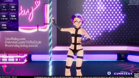 Snapshot of vexruby chatting on 02-07-25, 01:36 Vex Ruby online show from 02-07-25, 01:36