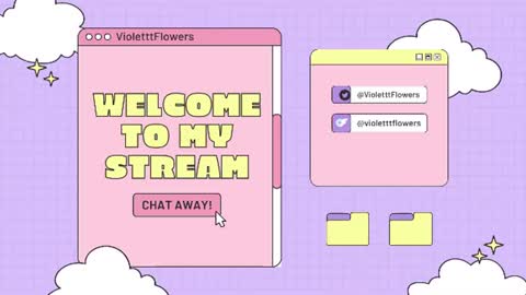 Snapshot of violetttflowers chatting on 07-19-26, 02:26 Violet Flowers online show from 07-19-26, 02:26