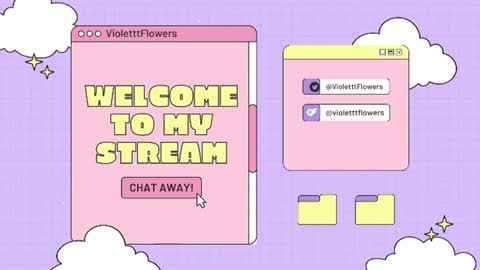 Snapshot of violetttflowers chatting on 07-26-26, 07:54 Violet Flowers online show from 07-26-26, 07:54