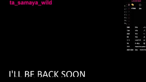 Snapshot of wild_angel777 chatting on 07-30-26, 06:07 WILD-ANGEL777a online show from 07-30-26, 06:07