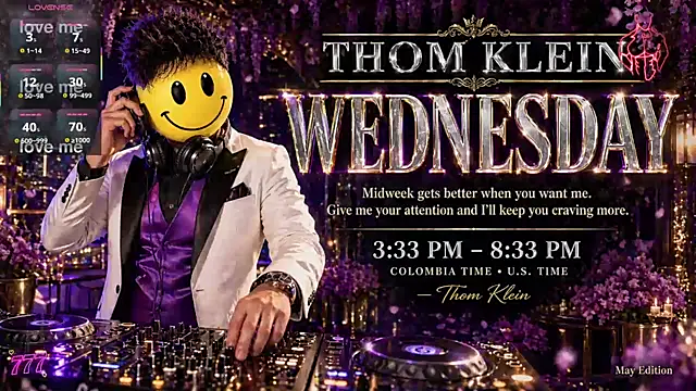 Snapshot of thomklein chatting on 05-20-26, 08:04 thomklein online show from 05-20-26, 08:04