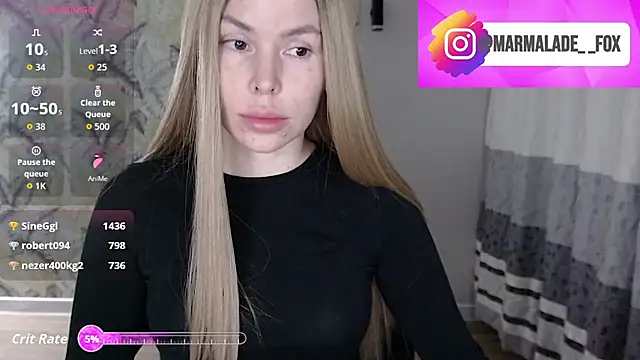 Marmalade Fox online show from 04-08-26, 03:34