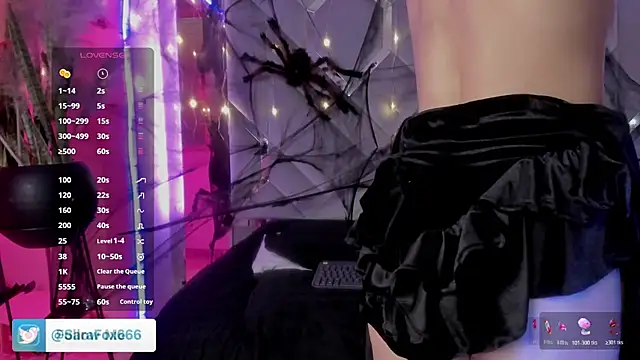 Sara Foxx1 online show from 10-31-25, 08:10