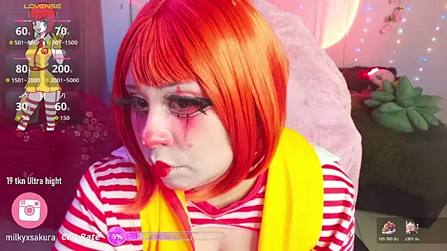 MilkyXSakura online show from 12-20-25, 12:07