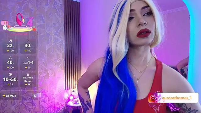 Aurora thomas  1 online show from 04-03-26, 10:08