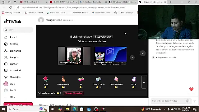 Snapshot of mikigamesH2 chatting on 03-14-25, 12:21 mikigamesH2 online show from 03-14-25, 12:21