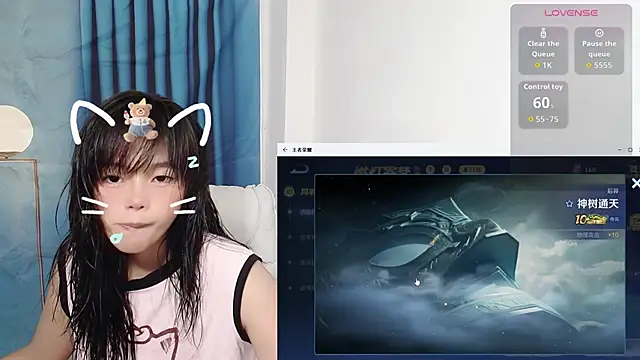 Snapshot of Duolamei chatting on 10-15-25, 05:29 Duolamei online show from 10-15-25, 05:29