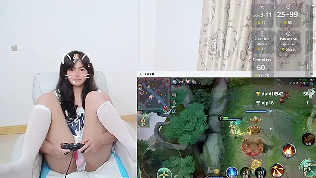 Snapshot of Duolamei chatting on 10-27-25, 01:48 Duolamei online show from 10-27-25, 01:48