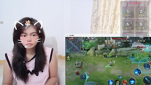 Snapshot of Duolamei chatting on 10-29-25, 05:10 Duolamei online show from 10-29-25, 05:10