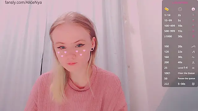 AliceNya cute online show from 01-13-26, 06:18