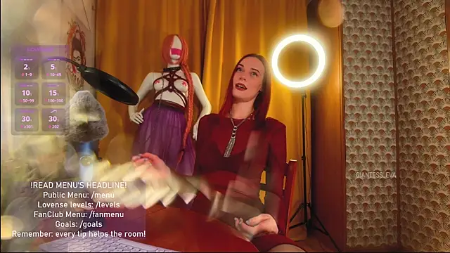Giantess Eva online show from 07-30-26, 08:08
