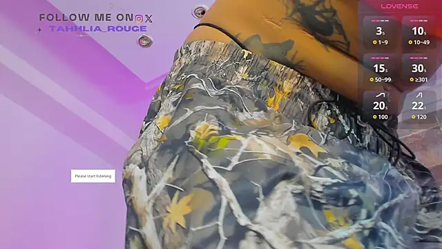 tahhlia rouge online show from 10-28-25, 07:16