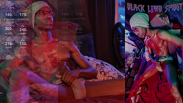 BlackLewdSpidey online show from 02-02-25, 11:32