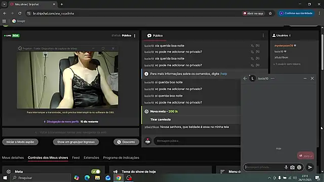 ana rosadinha online show from 11-27-25, 02:13