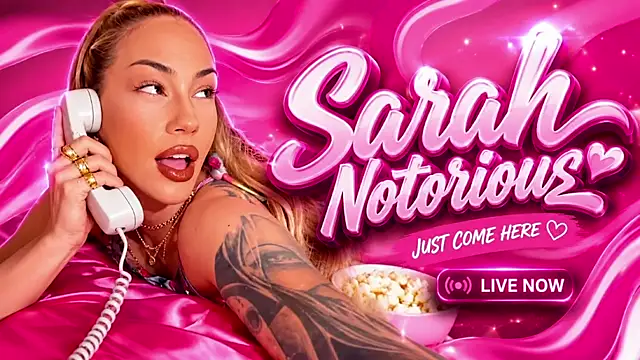 Snapshot of SarahNotorious chatting on 07-30-26, 09:36 SarahNotorious online show from 07-30-26, 09:36