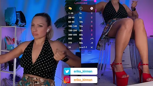 Erika Kirman online show from 06-26-26, 11:03