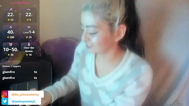 Snapshot of Sammysammy_ chatting on 06-18-26, 09:14 Sammysammy online show from 06-18-26, 09:14