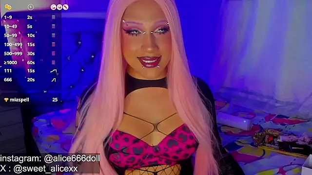 SWEET ALICEXX online show from 06-10-26, 04:17