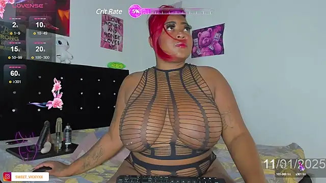 SWEETVICKY XX online show from 01-12-25, 01:32